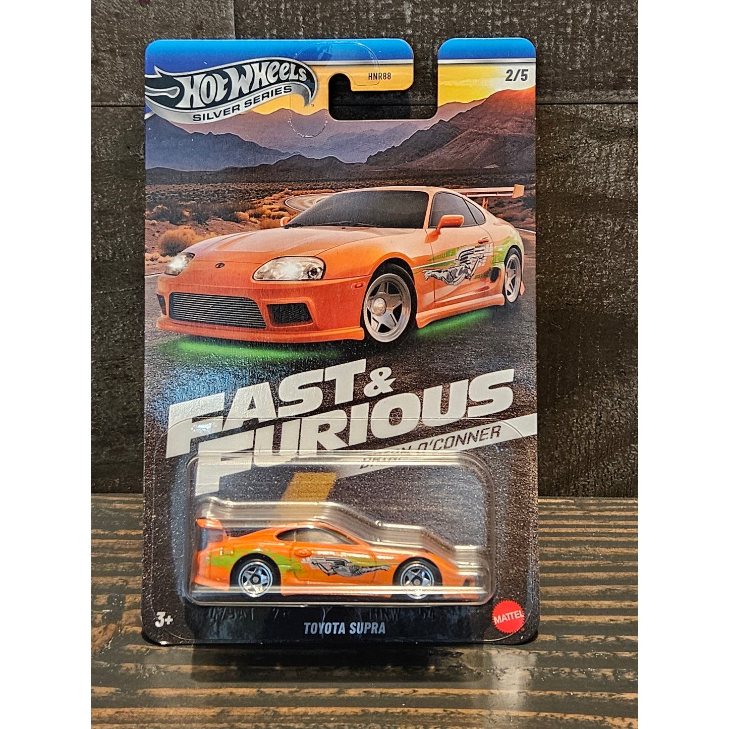 Hot Wheels 2025 Fast & Furious Brian O'Connor – Silver Series - 5 Car Set